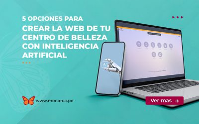 Web con elegancia: 5 opciones de Inteligencia Artificial para tu Centro de Belleza
