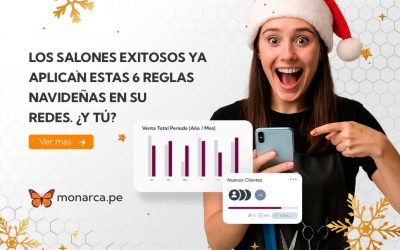 6 prácticas en redes sociales que harán brillar tu salón de belleza estas fiestas.