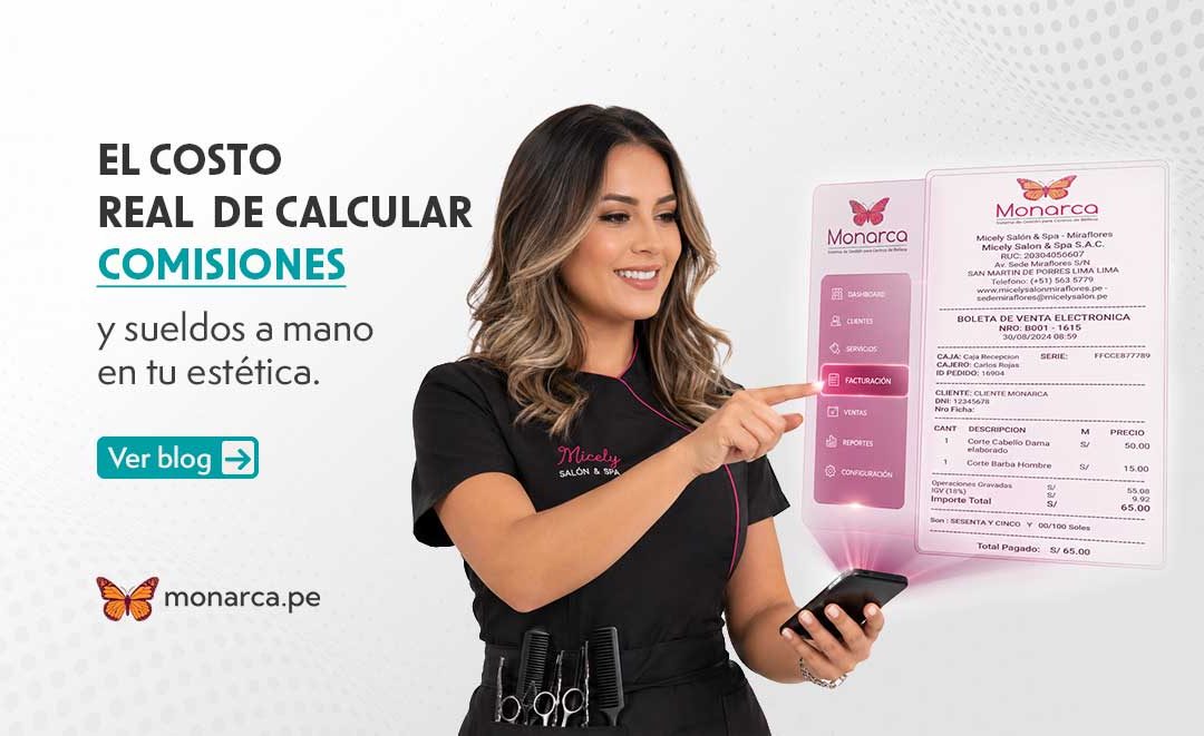 El costo real de calcular comisiones y sueldos a mano en tu estética